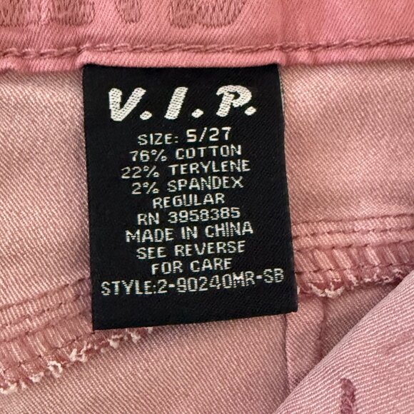 V.I.P. Jeans Cargo Pants Joggers Salmon Pink Color Size‎ 5/27 - Picture 8 of 8